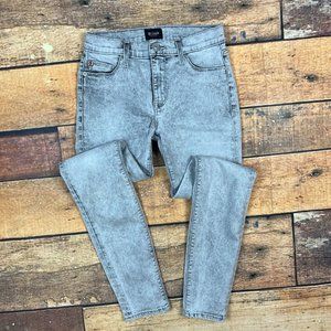 Hudson Nico Midrise Ankle Super Skinny Jeans Size 26 Landmine Acid WMA407DZB